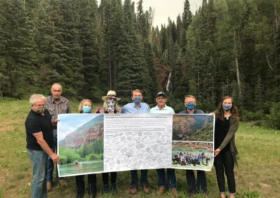 Senator Bennet with County Commissioners and other stakeholders