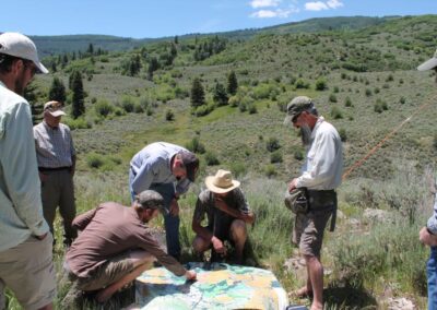 Senator Bennet joins Colorado anglers in July 2014 for a visit to fish and review their proposal for public land protection in Gunnison County to protect habitat important for hunters and anglers.